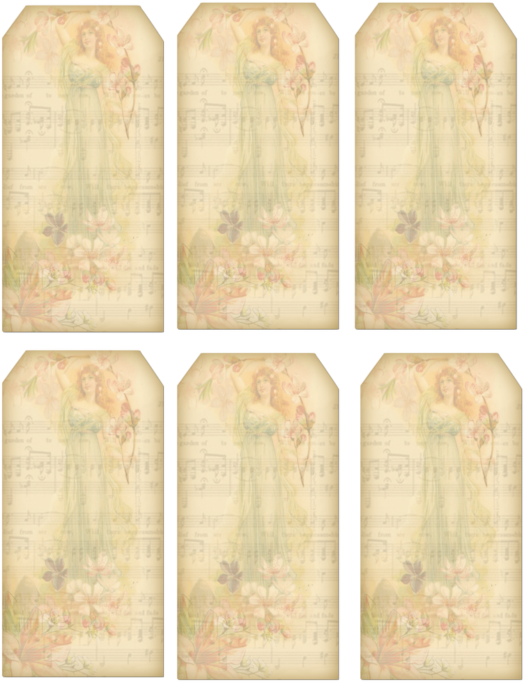Vintage Paper Tags May - Paper (768x984), Png Download