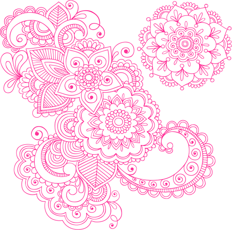 Paper-cut Tattoo Vintage Henna Mehndi Pattern Drawing - Paisley Tattoo Design (807x800), Png Download