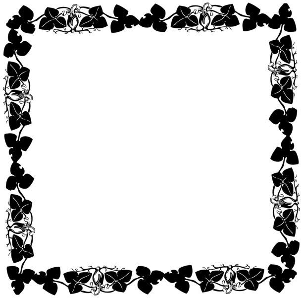 Flower Border 2 - Border Clip Art (612x600), Png Download