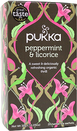 Peppermint & Licorice Tea - Pukka Peppermint And Licorice (600x600), Png Download