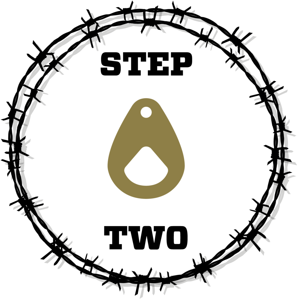 How To Play Steps Step 2 - Barbed Wire Circle Tattoo (1000x1008), Png Download