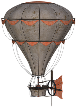 Hot Air Balloon, Aircraft, Balloon, Airship, Float - Parachuting (640x480), Png Download