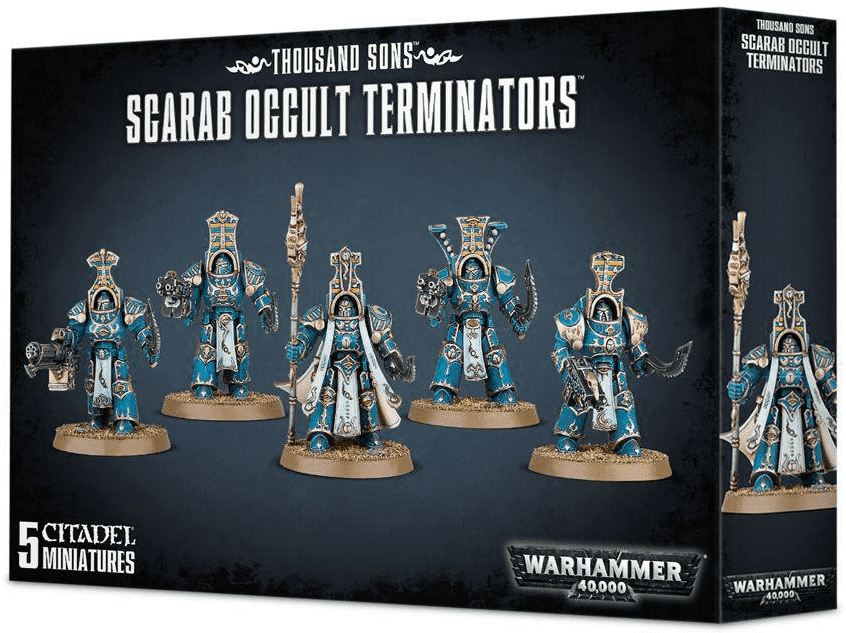 Warhammer Thousand Sons Scarab Occult Terminators (920x950), Png Download
