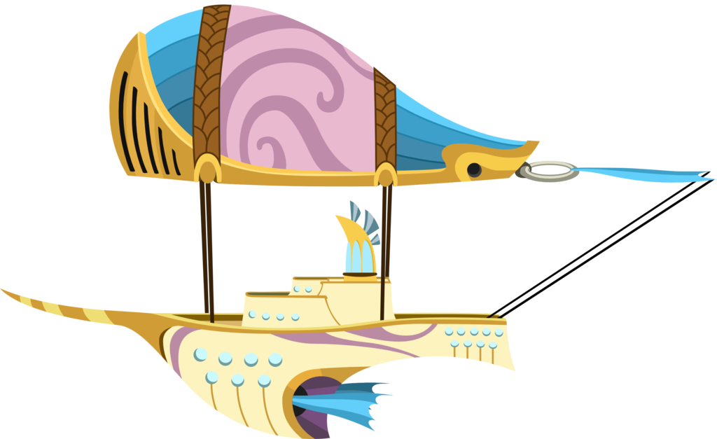 Equestrian Airship S E By Sonofaskywalker On - Little Pony Airship Png (1024x627), Png Download