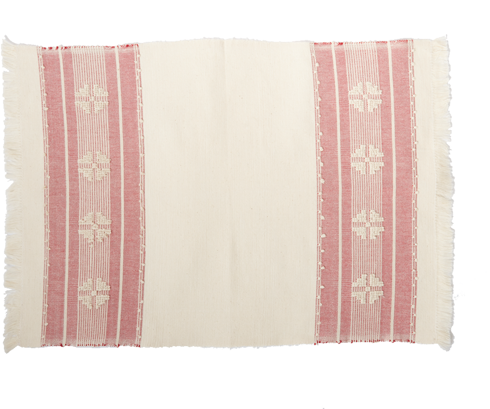 Red Band Clover Handwoven Placemat - Patchwork (1024x1024), Png Download