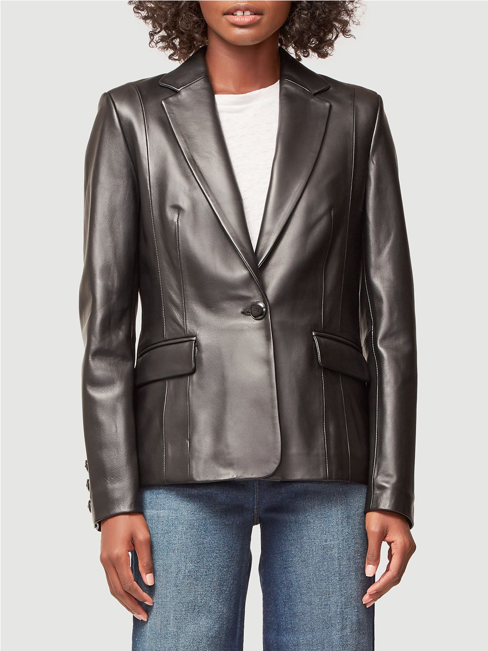 Frame Leather Schoolboy Blazer (1778x1333), Png Download