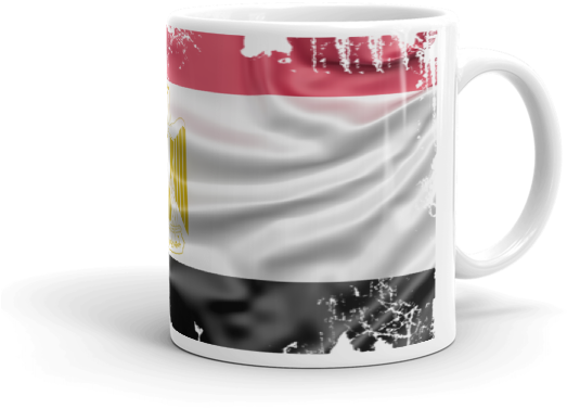 Mug Mondial 2018 Egypt Flag - Coffee Cup (600x600), Png Download
