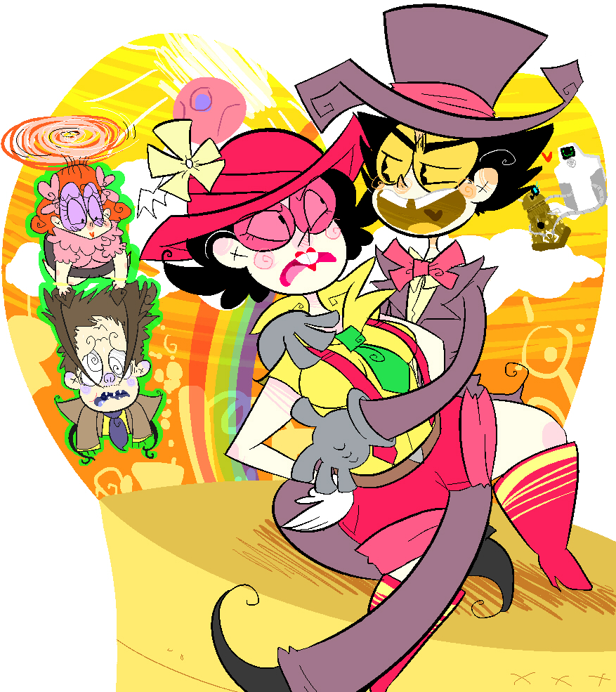 The Genius And The Insane - Cartoon (900x1000), Png Download