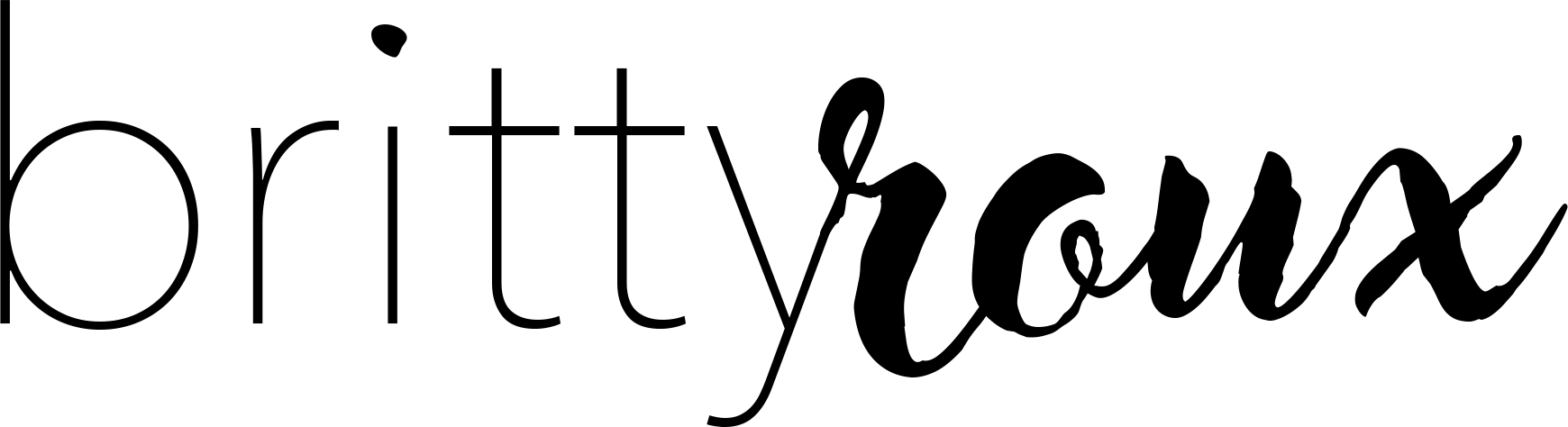 Brittany Cleroux - Calligraphy (1740x474), Png Download