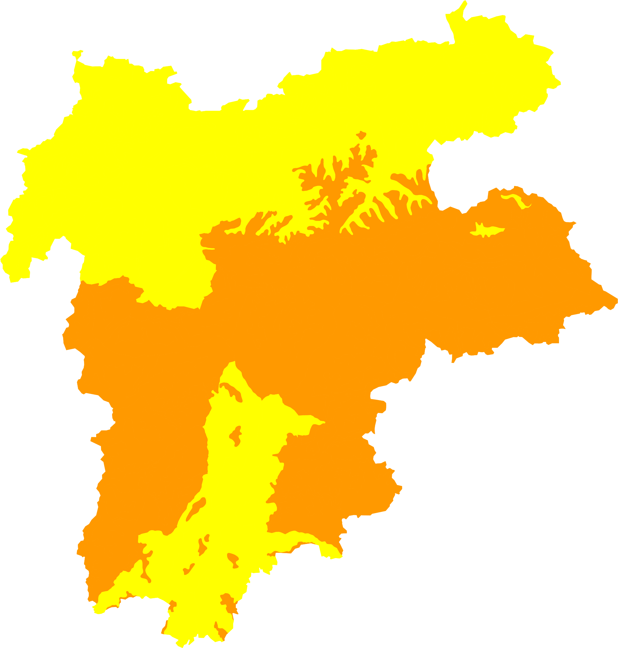 Avalanche Warning Services Tirol - Regione Trentino Alto Adige (2362x2362), Png Download