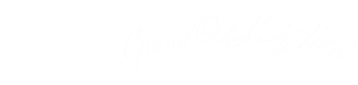 Grand Old Lady Hotel Logo - Calligraphy (1280x301), Png Download