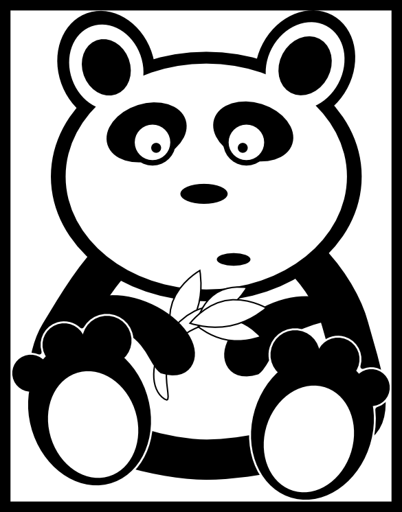 Graphic Stock Unbelievable Collection Of Panda Bear - Imagenes De Los Animales En Peligro De Extincion Animados (585x746), Png Download