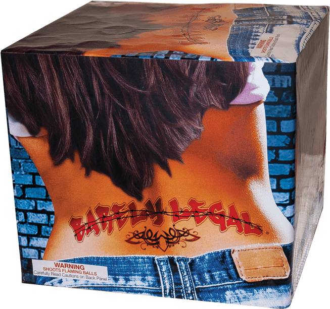 Do You Want To Push The Limits The Name Says It All - Barely Legal Fireworks (662x626), Png Download