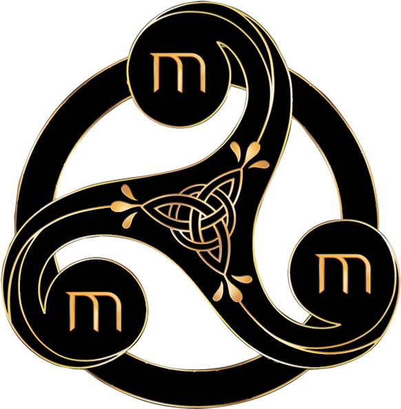 Merlin Triskele Symbol - Merlin The Wizard Symbol (600x600), Png Download