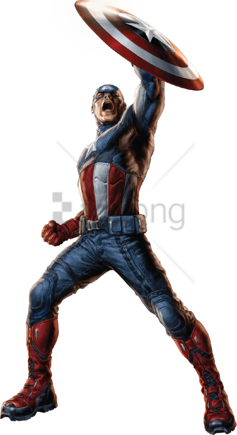 Free Png Captain America Shield Up Png Image With Transparent - Captain America Und Black Widow (480x880), Png Download