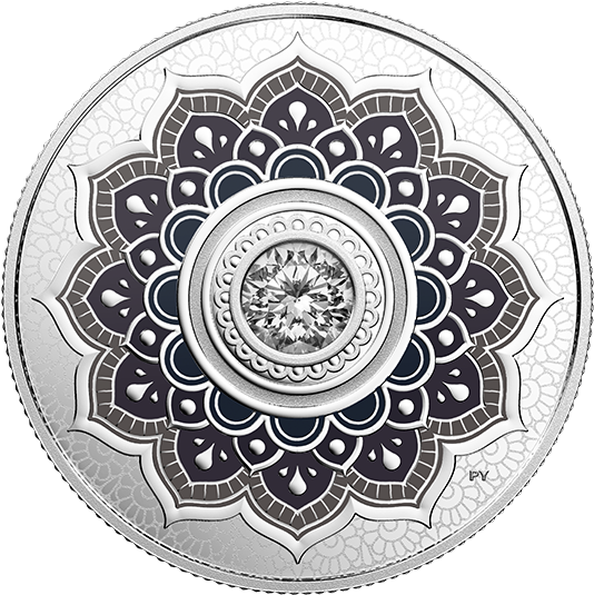 January Birthstone Coin (570x570), Png Download
