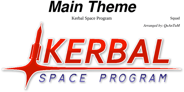 Kerbal Space Program Main Theme Sheet Music For Flute, - Graphic Design (850x1100), Png Download
