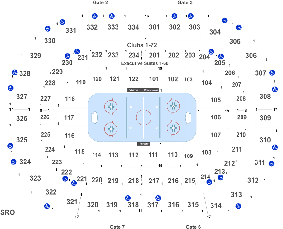 Event Info - United Center 318 Row 8 (1050x776), Png Download