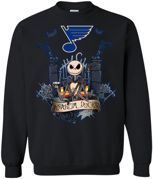 St Louis Blues Jack Skellington This Is Halloween Nhl - Girl Who Love Shirt (600x600), Png Download