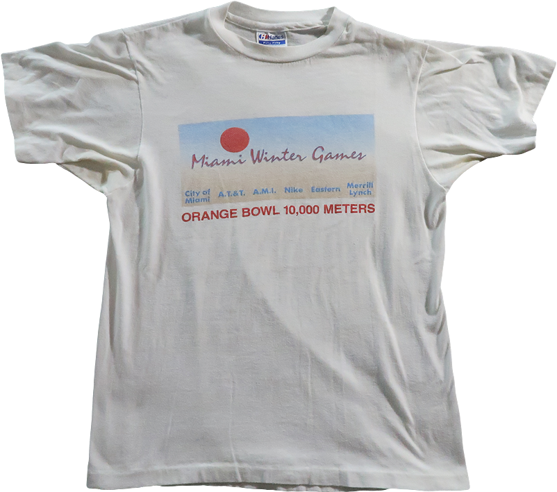 80s Nike 50/50 Hanes White T Shirt Small - Active Shirt (860x860), Png Download