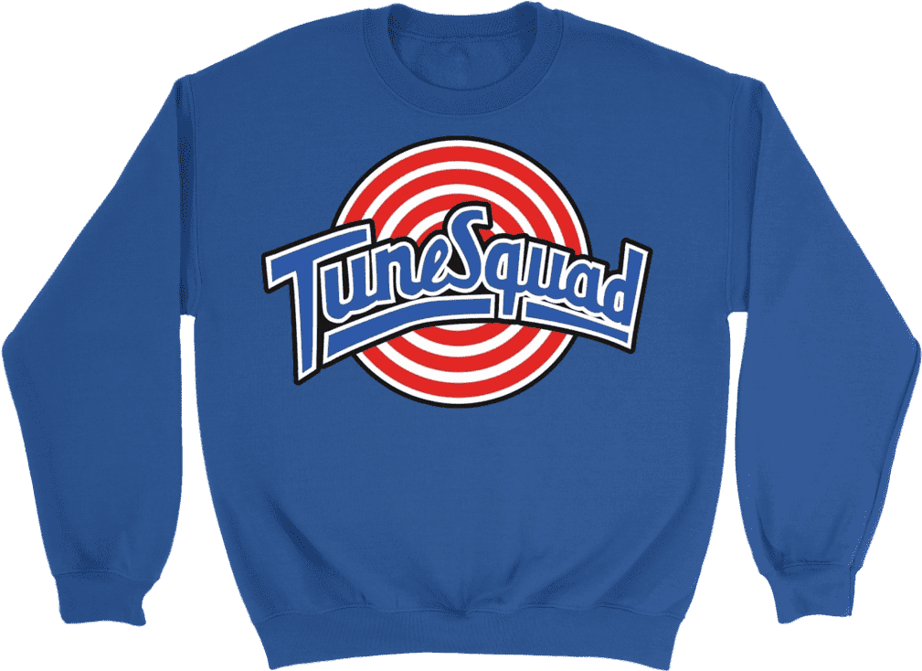Crewneck Sweatshirt / Royal / S Space Jam Tune Squad - Tune Squad (1024x1024), Png Download