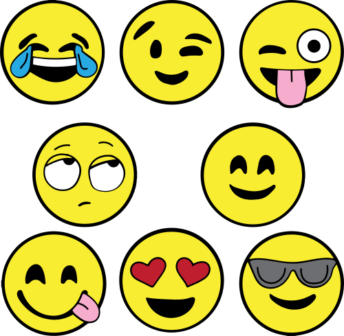 Emojis, Personal Use, Emoji1, - Smiley (500x489), Png Download