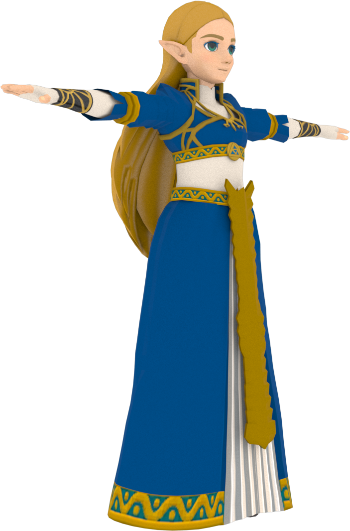 Alternate Costume In Spoiler - Brawl Vault Botw Zelda (1920x1080), Png Download