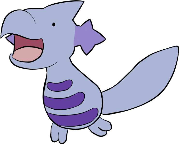 Wooper Aerodactyl Pokefusion Pokemon Fusion Wooper - Cartoon (787x653), Png Download