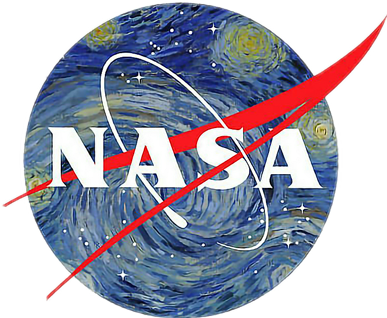 Nasa Tumblr Tumblrstickers Space Png Tumblr Nasa - Nasa Starry Night Blue (764x628), Png Download