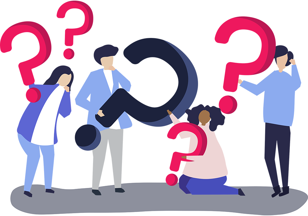 É Natural Que Seja Difícil Ser Assertivo Na Hora De - People With Question Mark (1000x700), Png Download