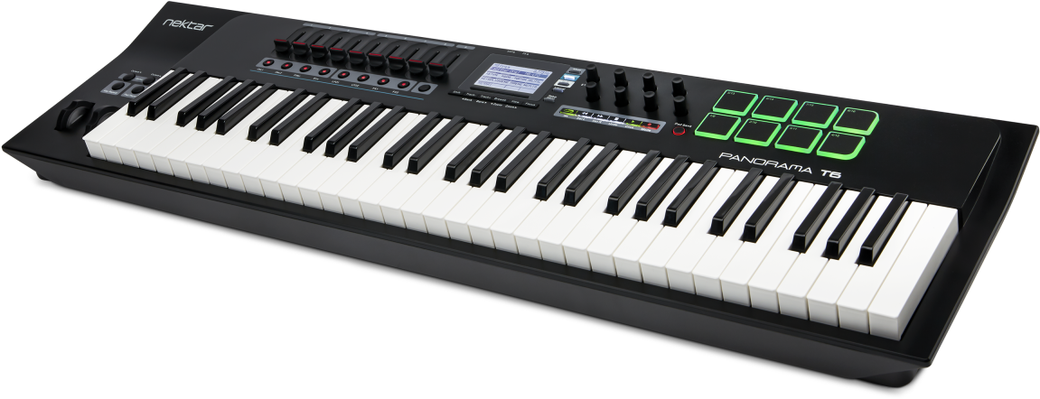 Nektar Launch New Panorama T-series Midi Controllers - Yamaha Psr E263 Keyboard (1200x519), Png Download