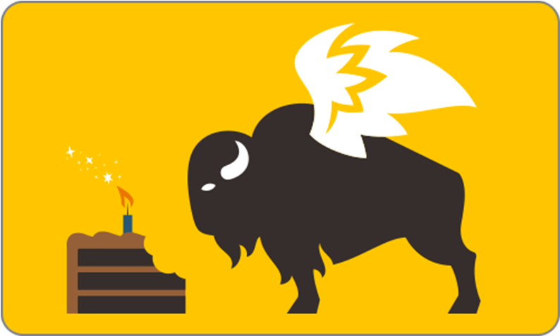 Check Your Gift Card Balance - Buffalo Wild Wings Logo (1440x657), Png Download