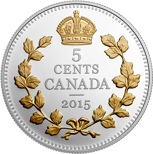 Fine Silver Gold-plated Coin Legacy Of The Canadian - Royal Canadian Mint Legacy Of The Nickel (570x570), Png Download