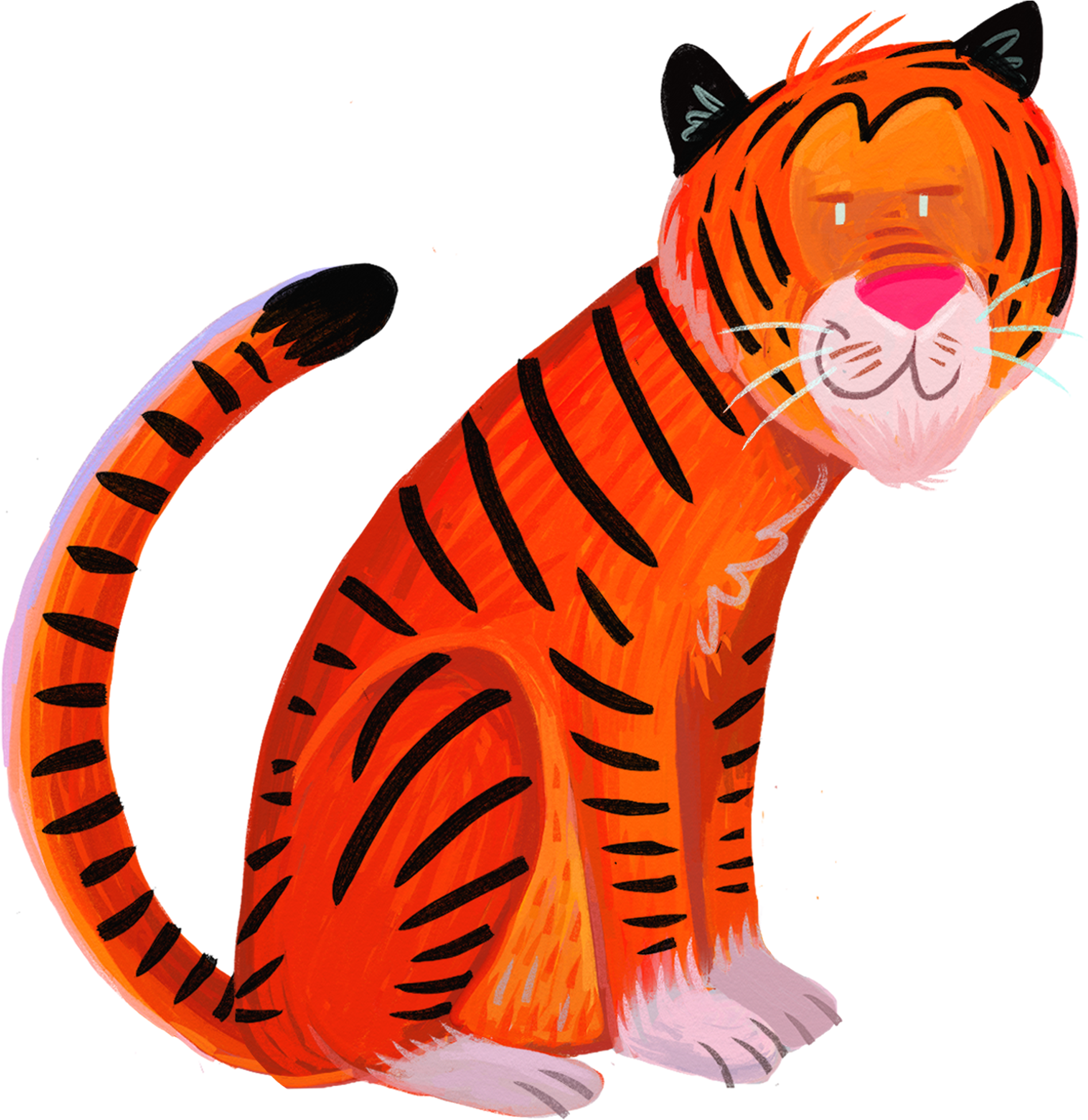Tiger - Bengal Tiger (2000x1957), Png Download