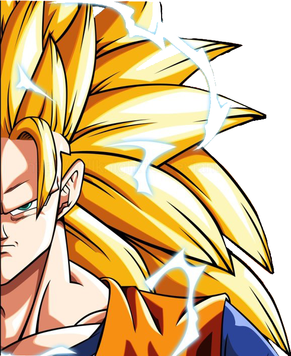 Goku Super Saiyan 3 (578x707), Png Download