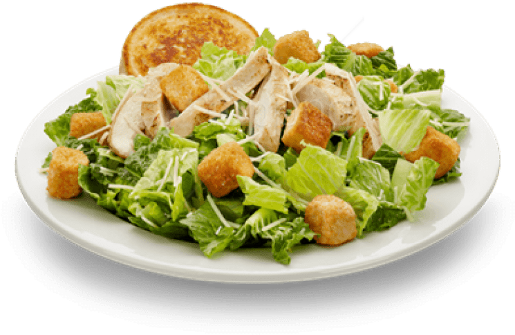 Free Png Grilled Chicken Caesar Salad Png Png Images - Grilled Chicken Caesar Salad Ihop (850x697), Png Download