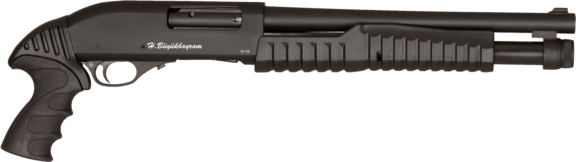 Shotgun Png - 2016 Pump Action (3000x816), Png Download