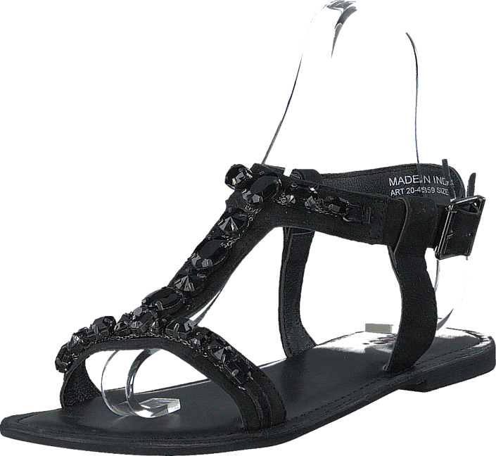 Bianco Diamond Sandal Amj17 10 Black 57264-00 Womens - Sandal (705x648), Png Download