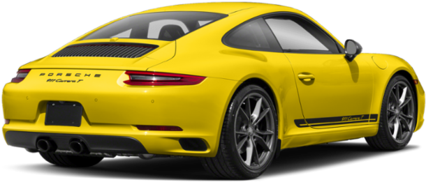 New 2019 Porsche 911 Carrera T - Audi Tt 2019 Yellow (640x480), Png Download