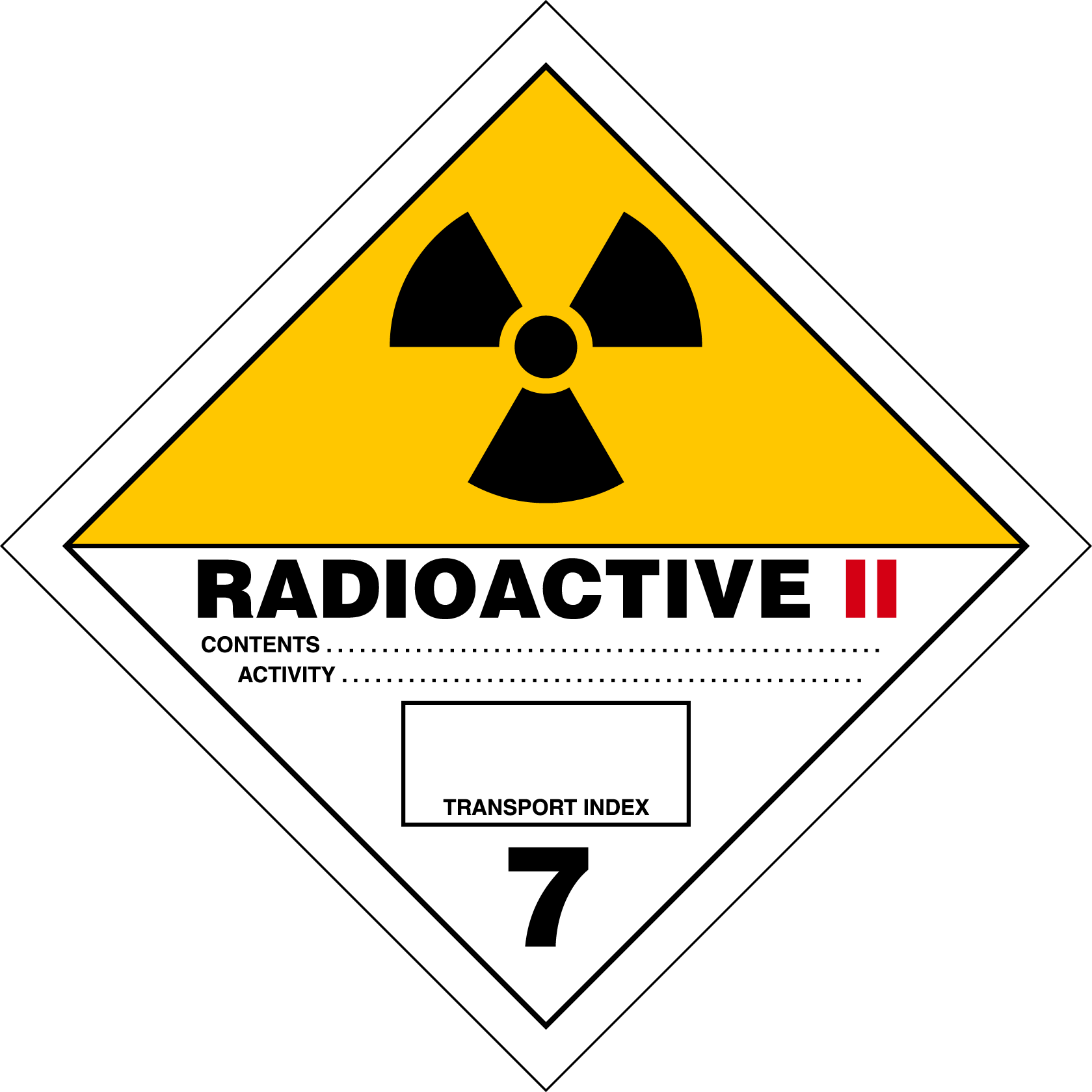 Radioactive Yellow-ii - Radioactive Label Transparent (1679x1679), Png Download