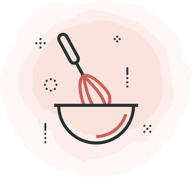 Sweetened Whipped Cream Krumkake Filling - Circle (682x682), Png Download