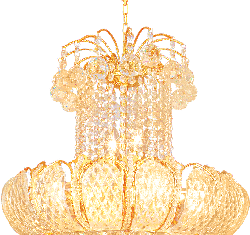 Hanging Light Png Transparent Image - Chandelier (900x768), Png Download