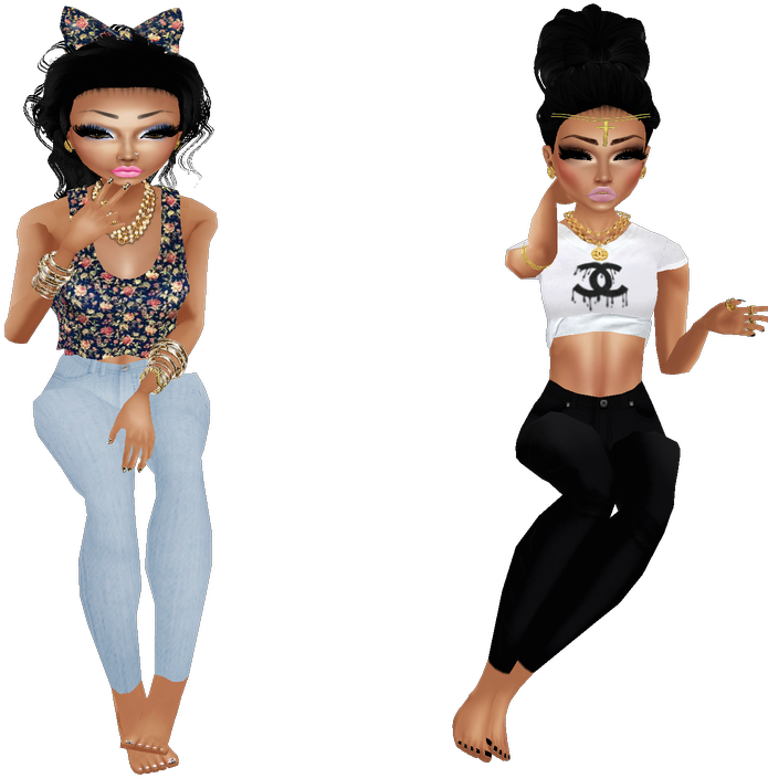 Http - //userimages-akm - Imvu - 1877029388508b070914f93 - Imvu Little Girls (744x1024), Png Download