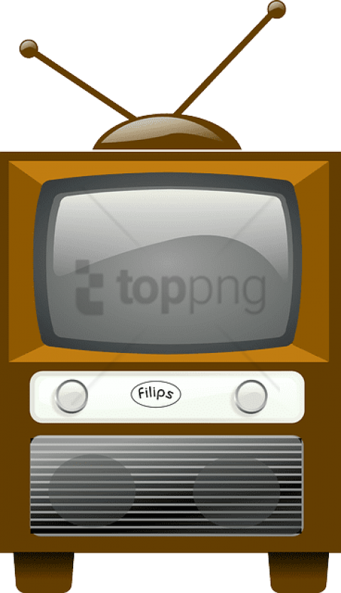 Free Png Old Tv Cartoon Png Image With Transparent - Television Clip Art (480x835), Png Download
