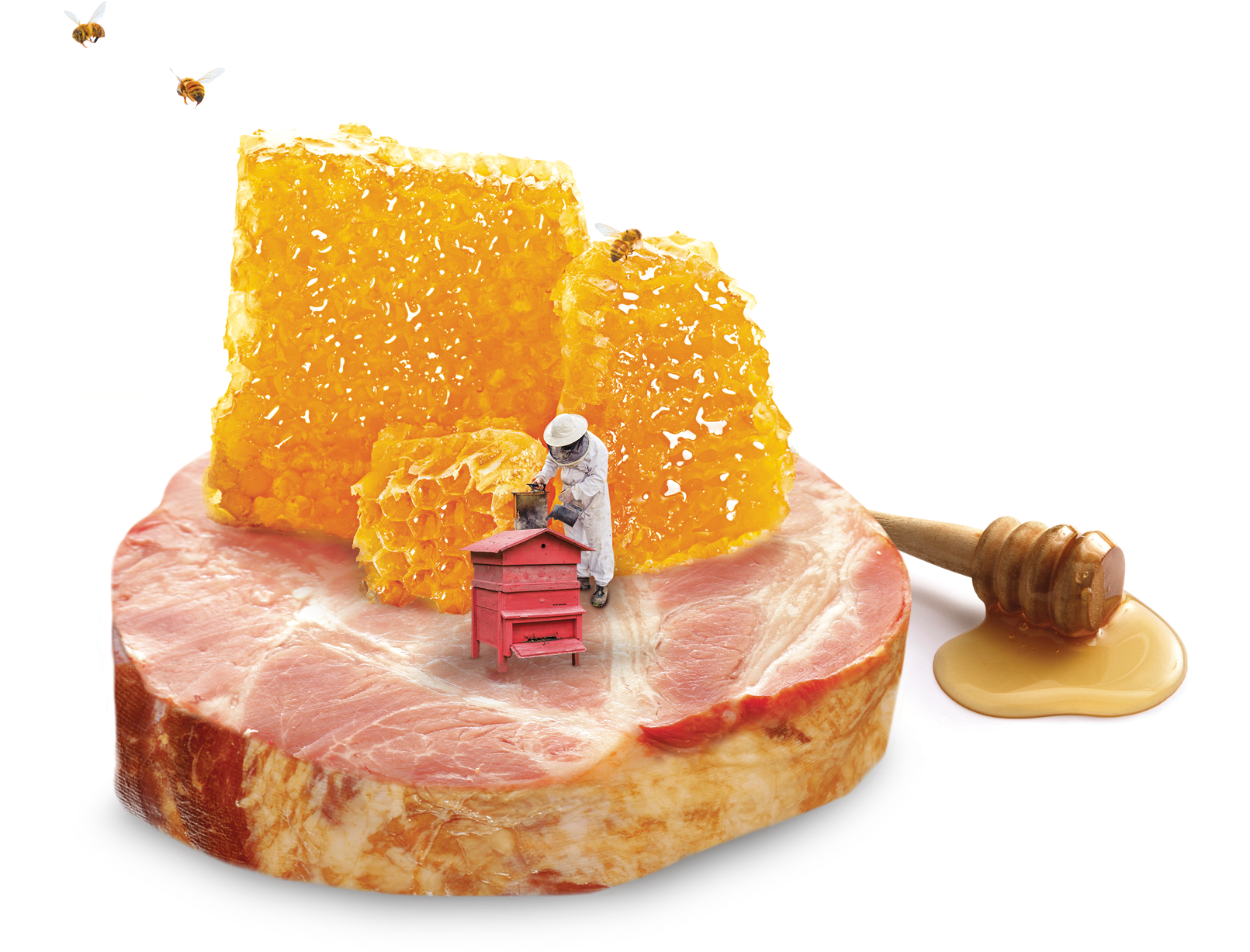 Belgian Honey Roast - Bun (1610x1610), Png Download