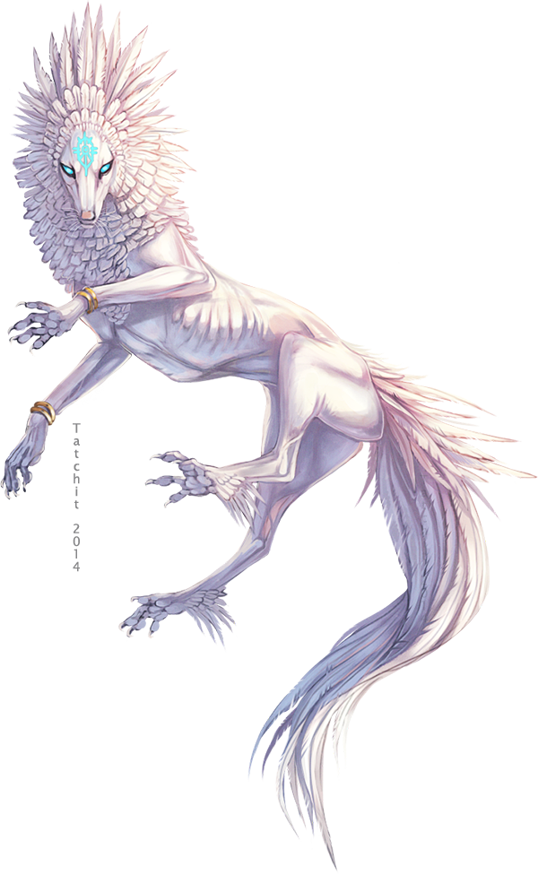 600 X 976 3 - Cute Wolf Mythical Creatures (600x976), Png Download