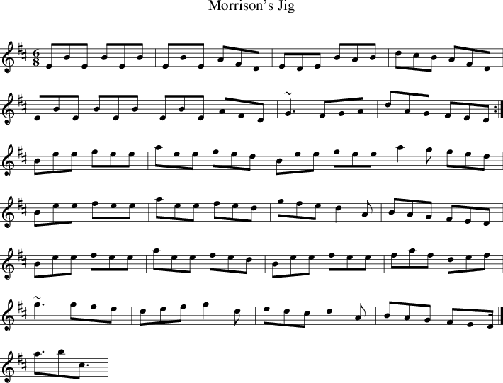 Listen To Morrison's Jig - Sheet Music (710x541), Png Download