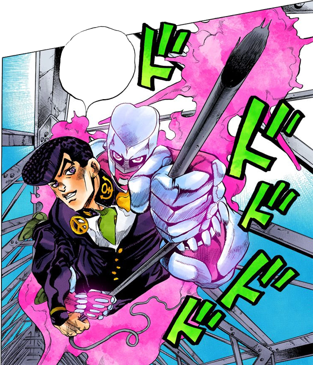 Latest Bizarre Art, Jojo Bizarre, Jojo Bizzare Adventure, - Josuke Higashikata Emoji (618x721), Png Download