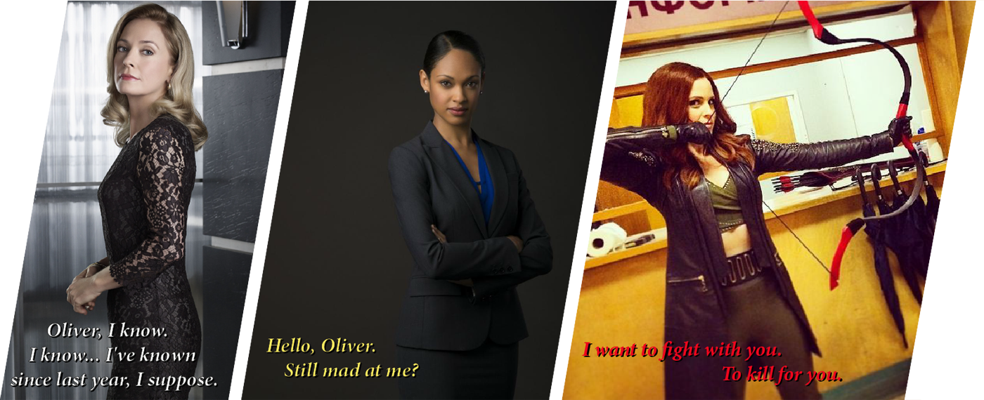 [international Women Day] Three Of My Favorite Female - Arrow Carrie Cutter Cosplay (1400x570), Png Download