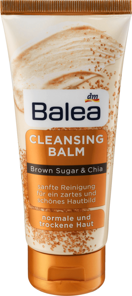 Cleansing Balm Brown Sugar & Chia, 100 Ml - Balea Bodyfit Cellulite Gel Creme (459x1024), Png Download